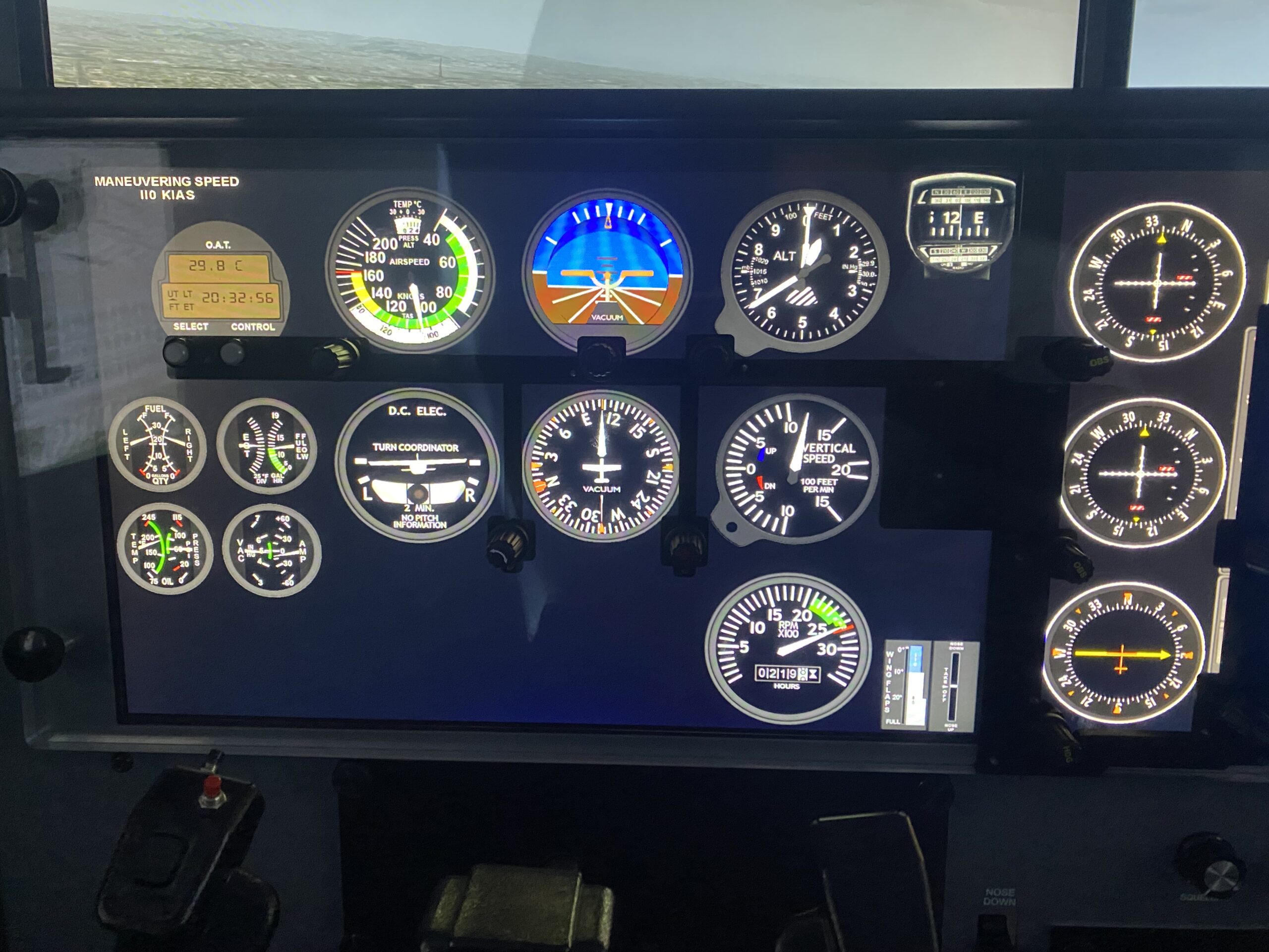 Cessna 172S Full Motion Flight Simulator